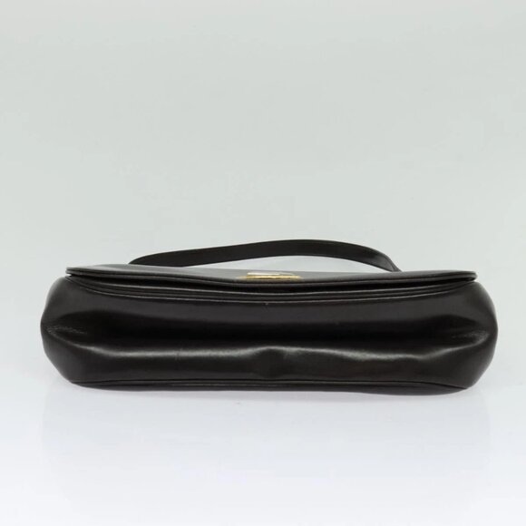 Christian Dior Shoulder Bag Leather Brown Gold - Picture 10 of 16